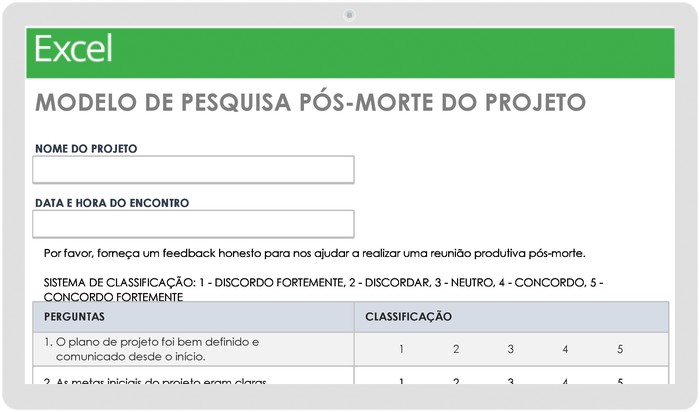 Modello di indagine post mortem del progetto