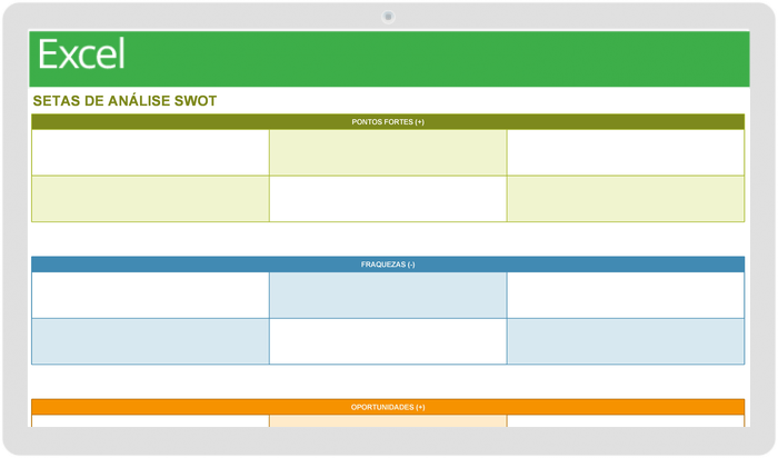 Setas de análise SWOT